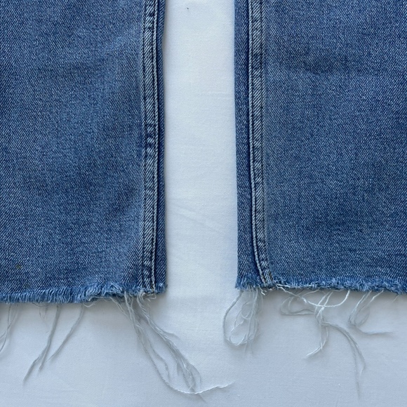 Re/Done High Rise Ankle Crop Jeans - Picture 7 of 10